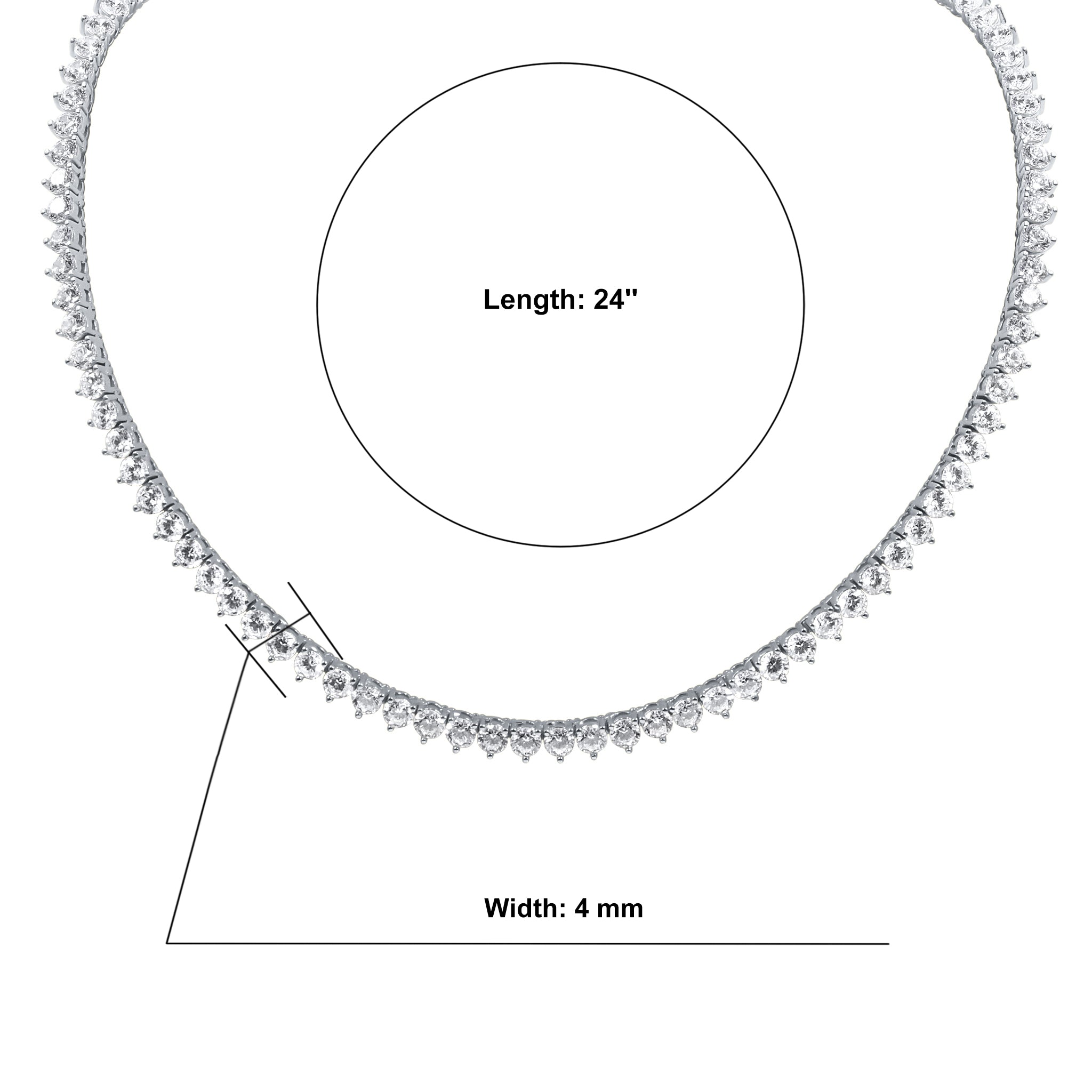 RADIOSUS 4MM SILVER MOISSANITE