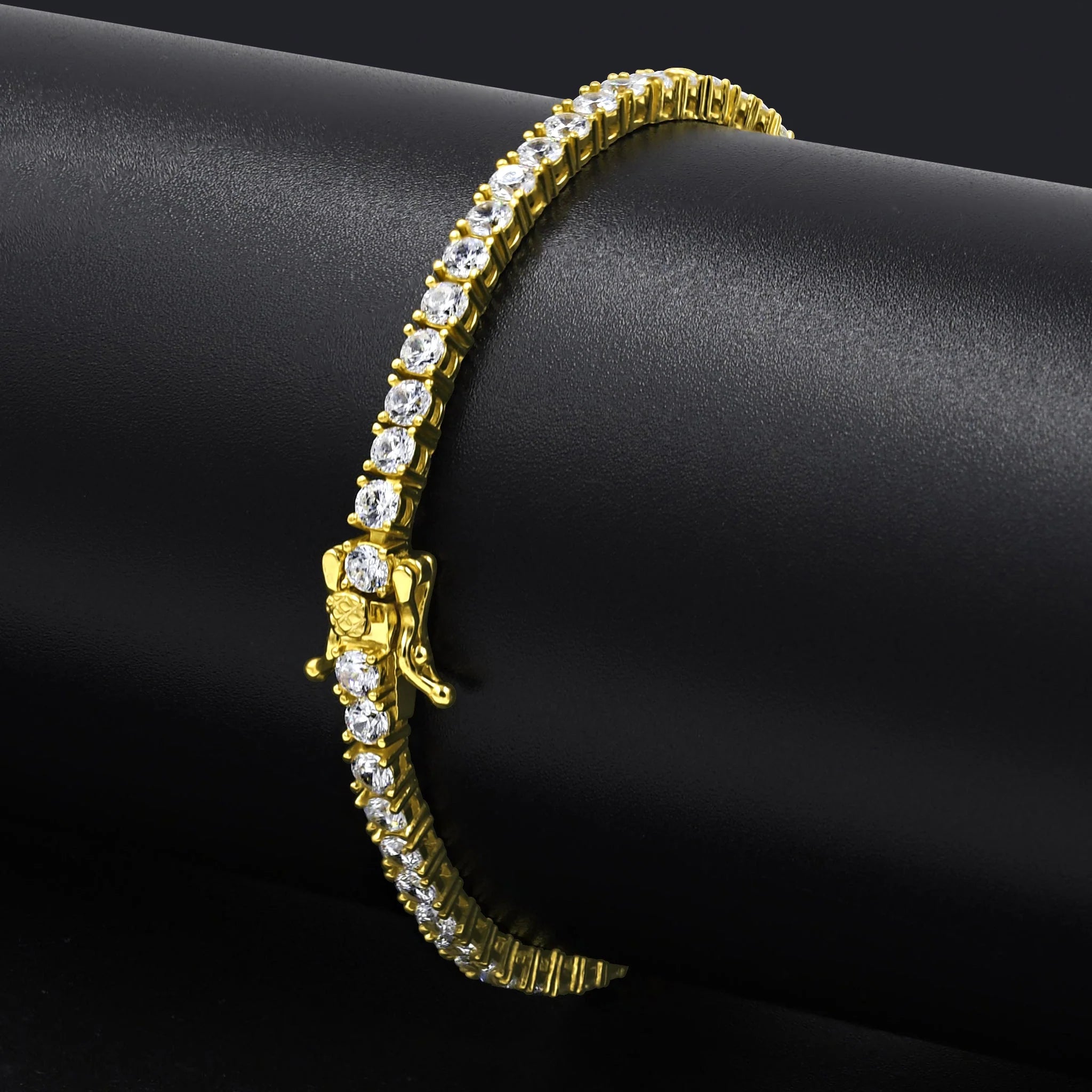 SPARKLE 925 SILVER TENNIS 4MM BRACELET
