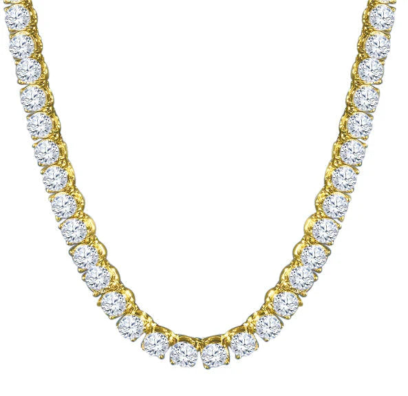 RADIOSUS SILVER MOISSANITE CHAIN 4MM
